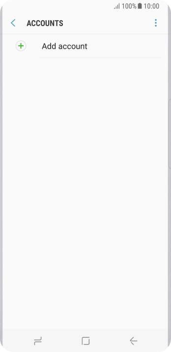 Press Add account.