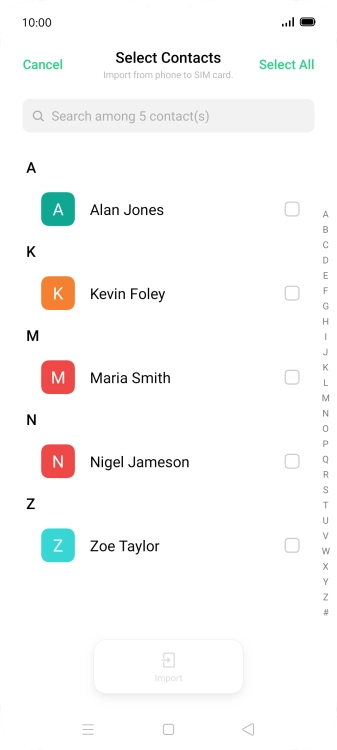 Press Select All.