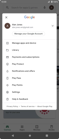Press Settings.