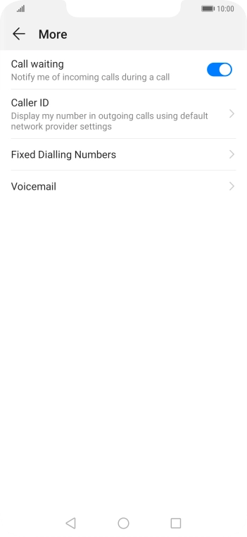 Press Caller ID.