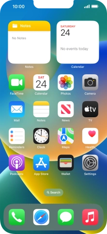 Press the phone icon.