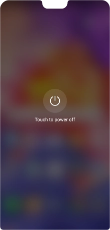 Press Touch to power off.