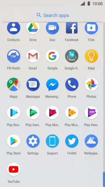 Press Play Store.