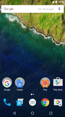 Slide two fingers downwards starting from the top of the screen.