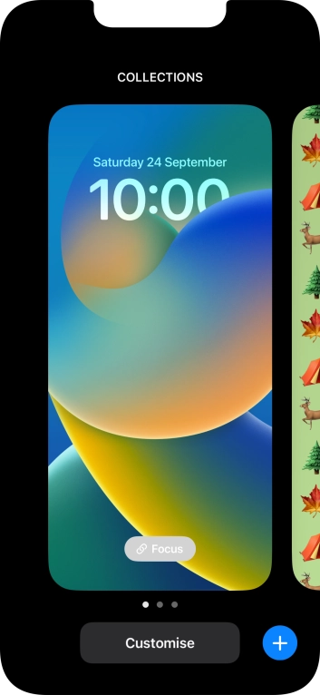 Press the add icon. Press the add icon.