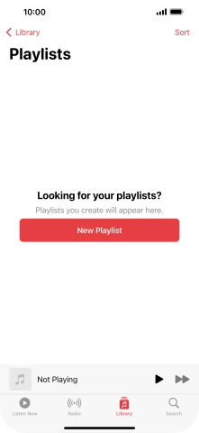 Press New Playlist.
