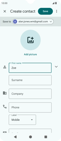 Press Surname and key in the required last name.