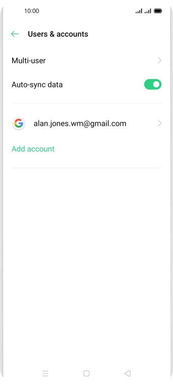 Press the Home key to return to the home screen.