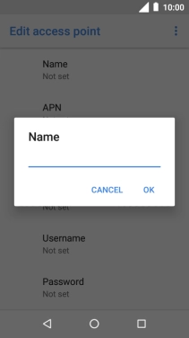 Key in O2 UK Internet and press OK.