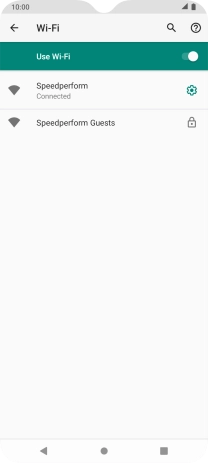 Press the Home key to return to the home screen.