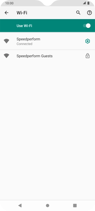 Press the Home key to return to the home screen.