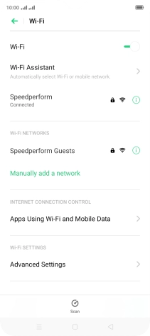 Press the Home key to return to the home screen.