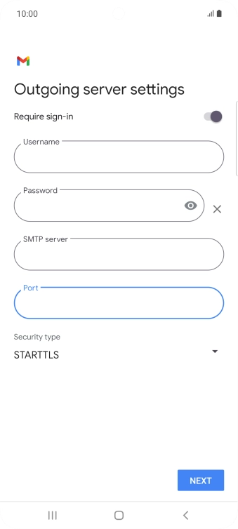 Press the drop down list below 'Security type'.
