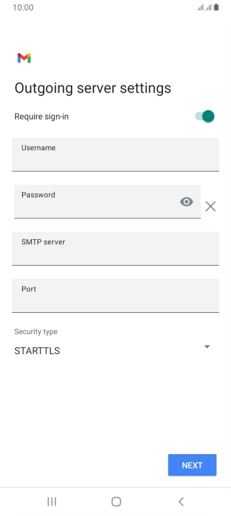 Press the indicator next to 'Require sign-in' to turn on the function.