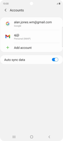 Press the Home key to return to the home screen.