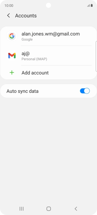 Press the Home key to return to the home screen.