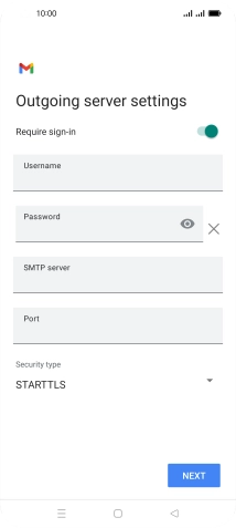 Press the indicator next to 'Require sign-in' to turn on the function.