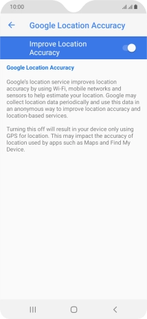 Press the Home key to return to the home screen.