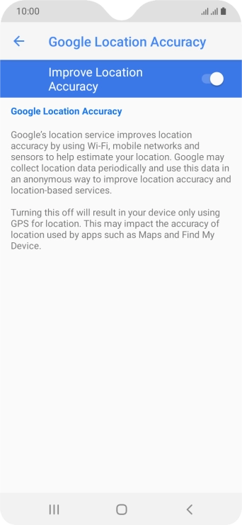 Press the Home key to return to the home screen.