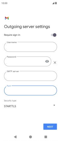 Press the drop down list below 'Security type'.