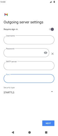 Press the drop down list below 'Security type'.