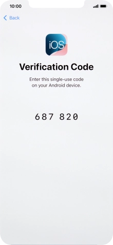 Follow the instructions on the screen and in the 'Move to iOS' app to transfer the content from the Android phone to your phone and set up your phone and prepare it for use.