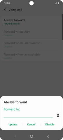 Press Disable.