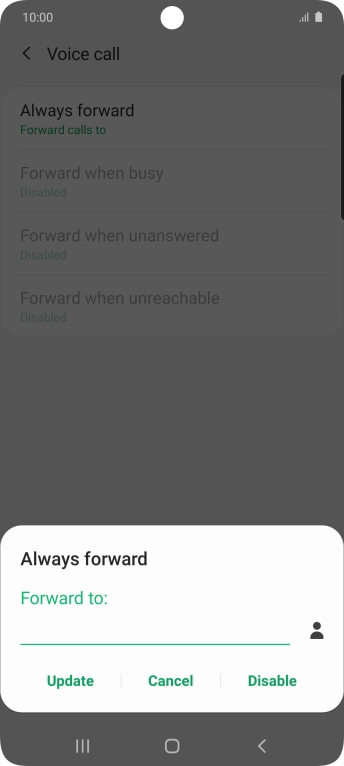 Press Disable.