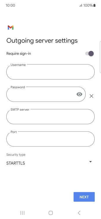Press the indicator next to 'Require sign-in' to turn on the function.