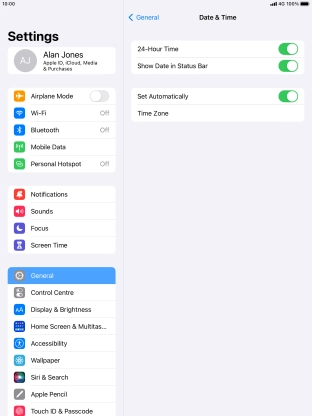 Press the Home key to return to the home screen.