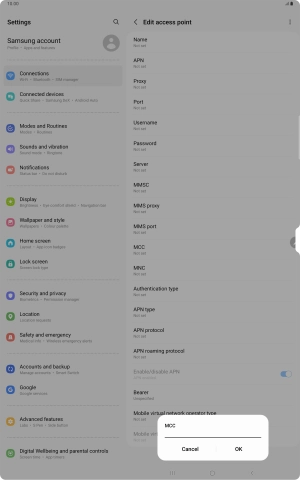 Key in 234 and press OK.