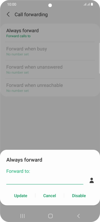Press Disable.