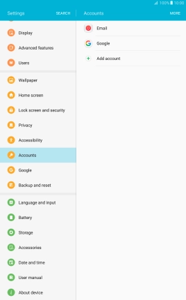 Press the Home key to return to the home screen.