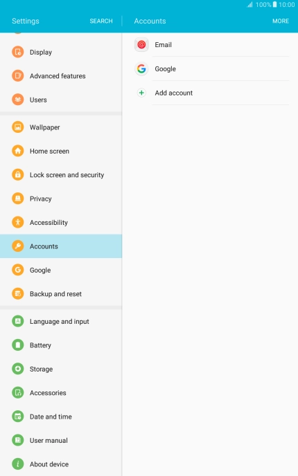 Press the Home key to return to the home screen.