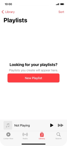 Press New Playlist.