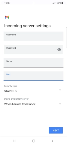 Press the drop down list below 'Security type'.