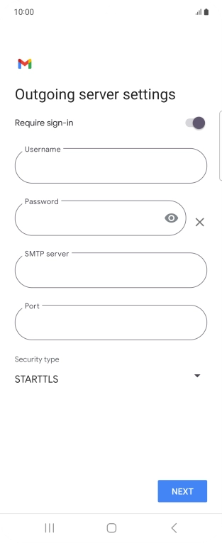 Press the indicator next to 'Require sign-in' to turn on the function.