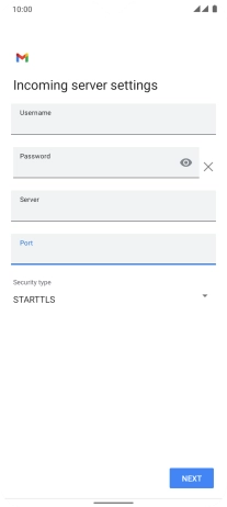 Press the drop down list below 'Security type'.