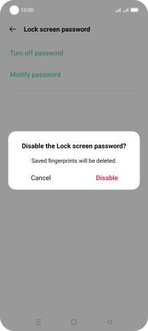 Press Disable.