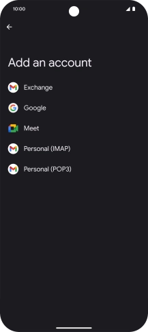 Press Google.