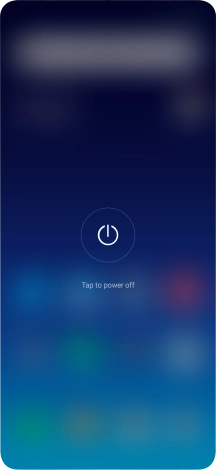 Press Tap to power off.