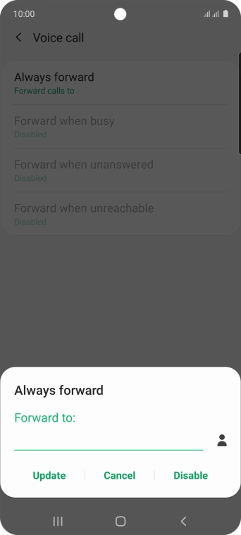 Press Disable.