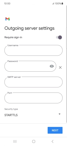 Press the indicator next to 'Require sign-in' to turn on the function.