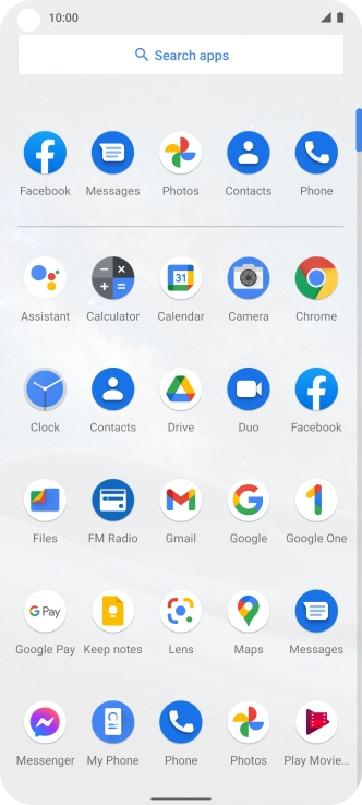 Press Gmail. Press Gmail.