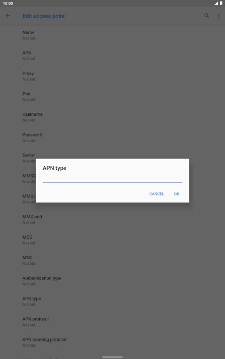 Key in mms and press OK. Key in mms and press OK.
