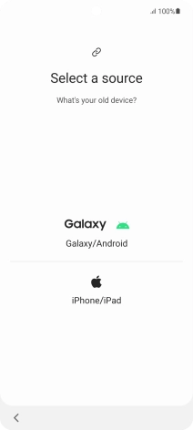 Press the required setting and follow the instructions on the screen to transfer the content from another phone.