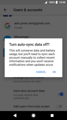 If you turn on the function, press OK.