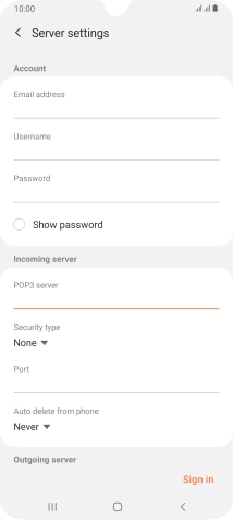 Press the drop down list below 'Security type'.