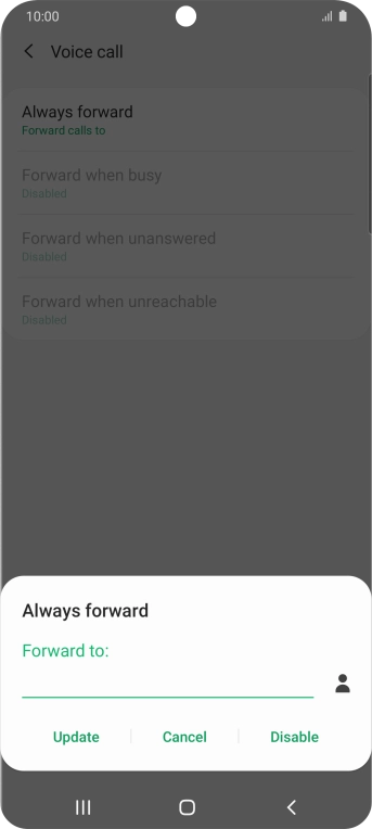 Press Disable.