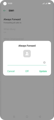 Press Off.